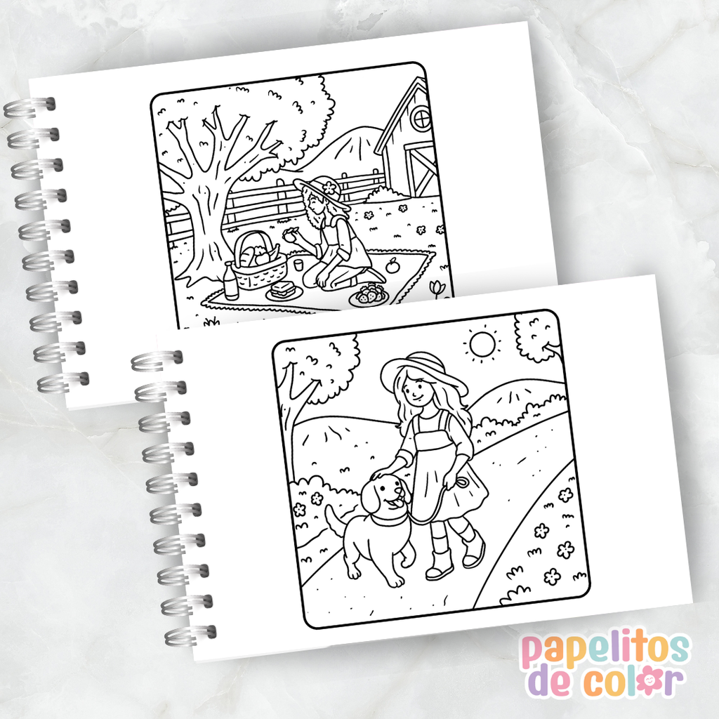 💖 Cuaderno para Pintar Girl Moments 3✨