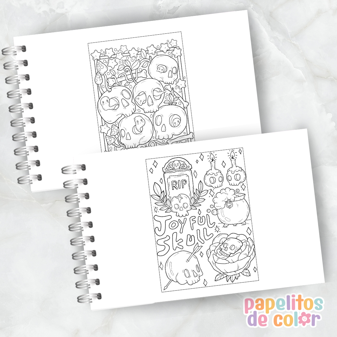 🪄🖤 Cuaderno para pintar Witch Stuff ✨🎨
