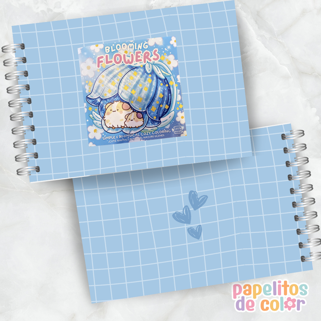 🌸 Libro para Pintar -  Blooming Flowers 🦊