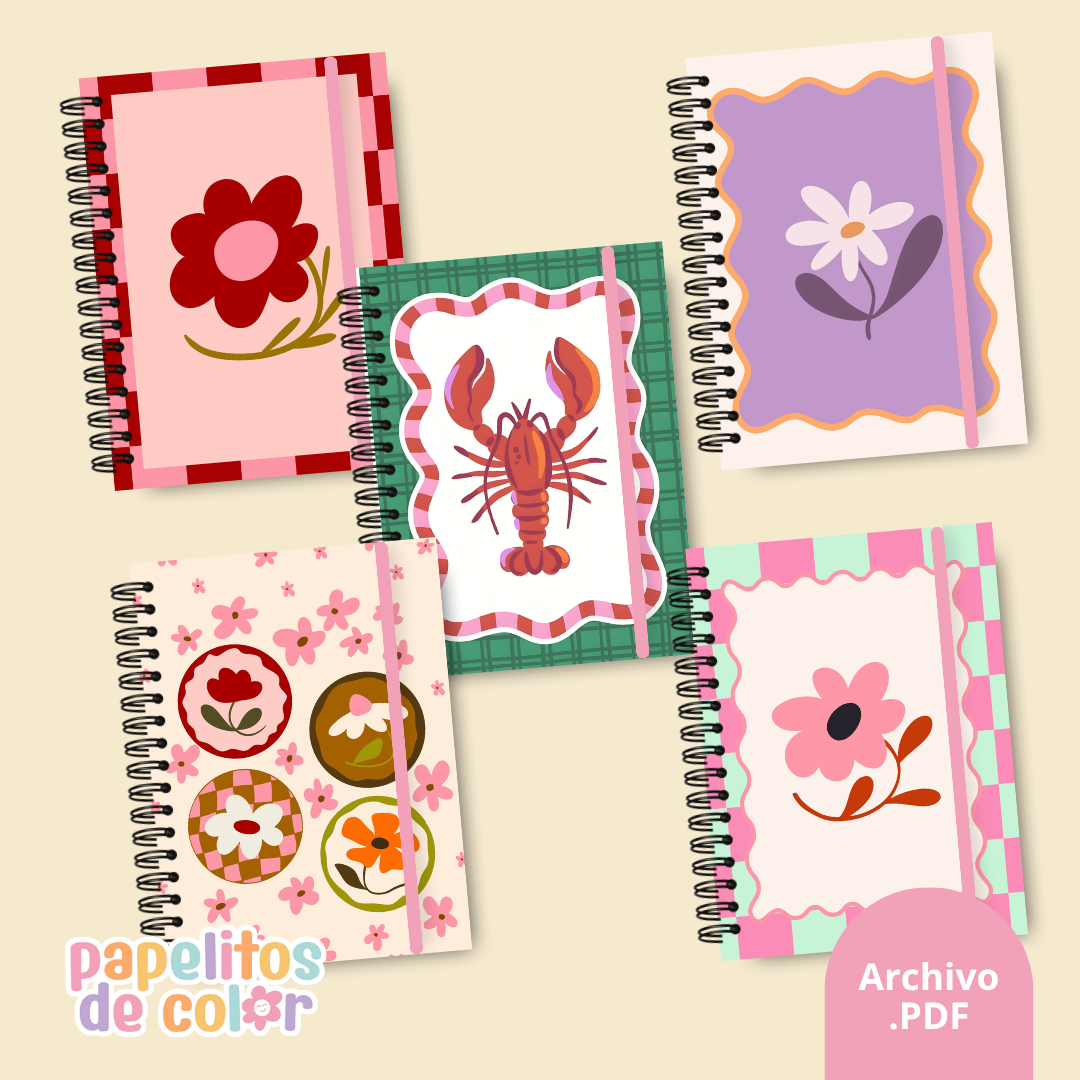 🌸 Pack 25 Portadas – Kit 13 ✨