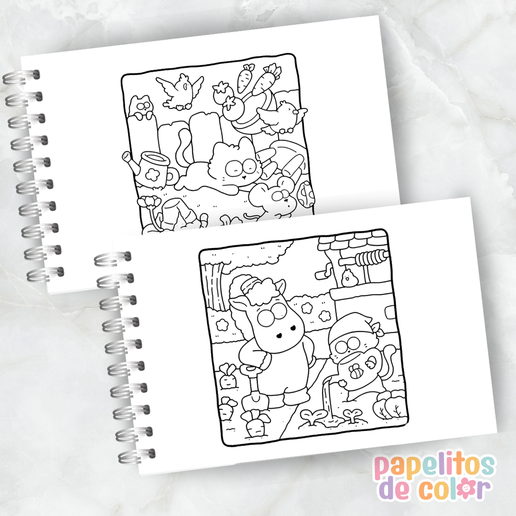 🐱✨ Cuaderno para pintar Little Cat ✨🎨