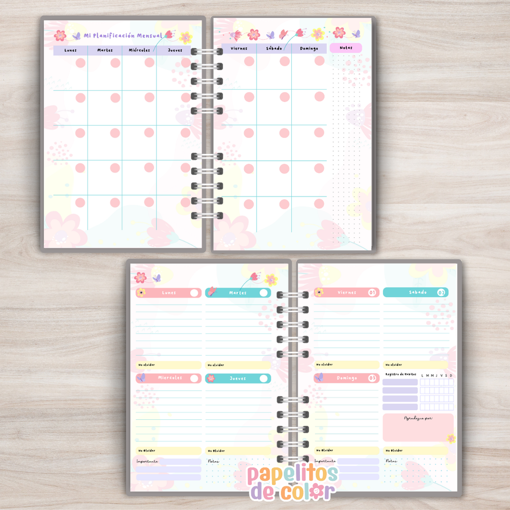 ✨Agenda Planner Floral 2027 🌸