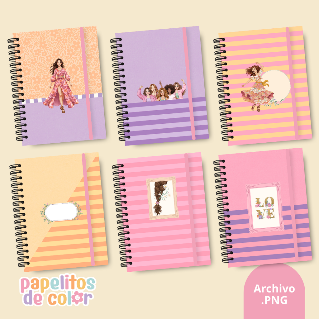 🌷 Pack de 28 Portadas - Kit 25✨