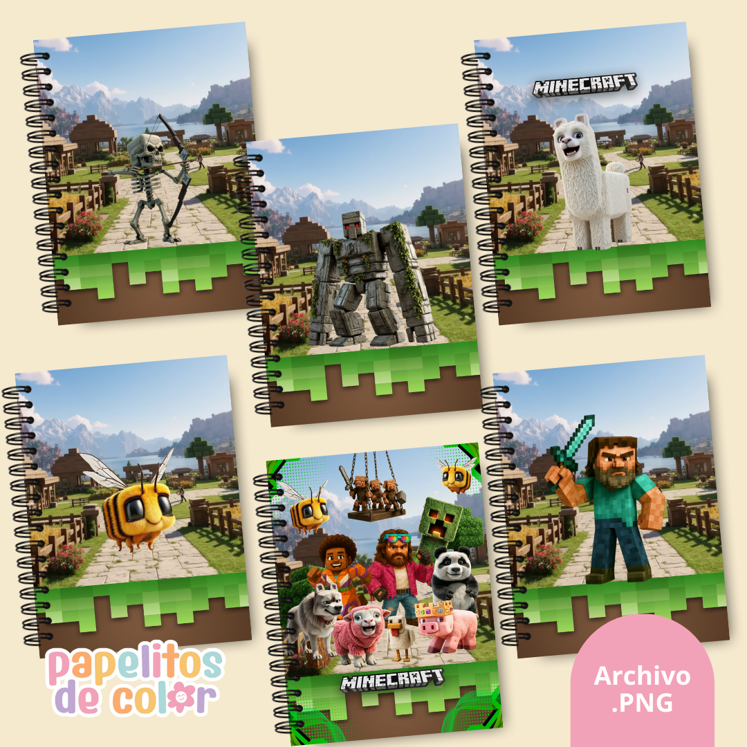 📚✨ Combo Portadas Personajes – Vol. 4 🎨💖