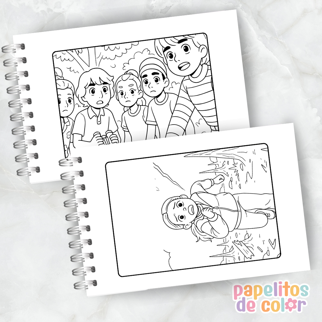 🎬🖍️ Libro para Pintar Stranger Thinks ✨📚
