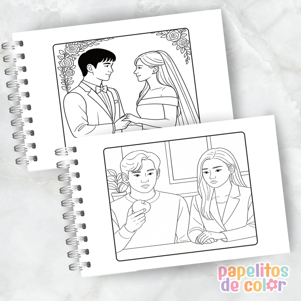 🎶 Libro para pintar La Reina de las Lágrimas 🎨