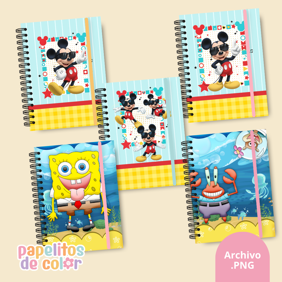 📚 Combo Portadas Personajes – Vol. 1 🎨💖