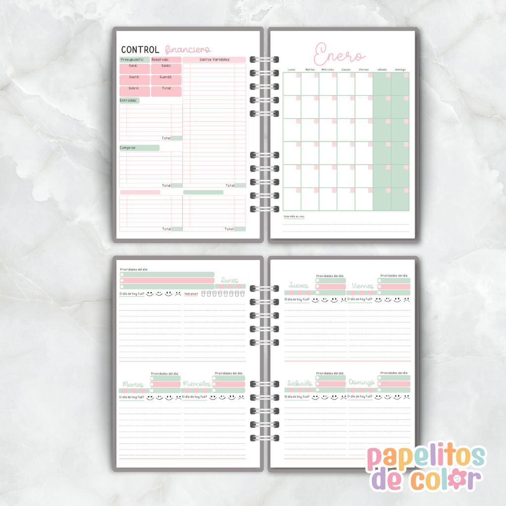 📒✨ Agenda Perpetua Rayas  ✨📒