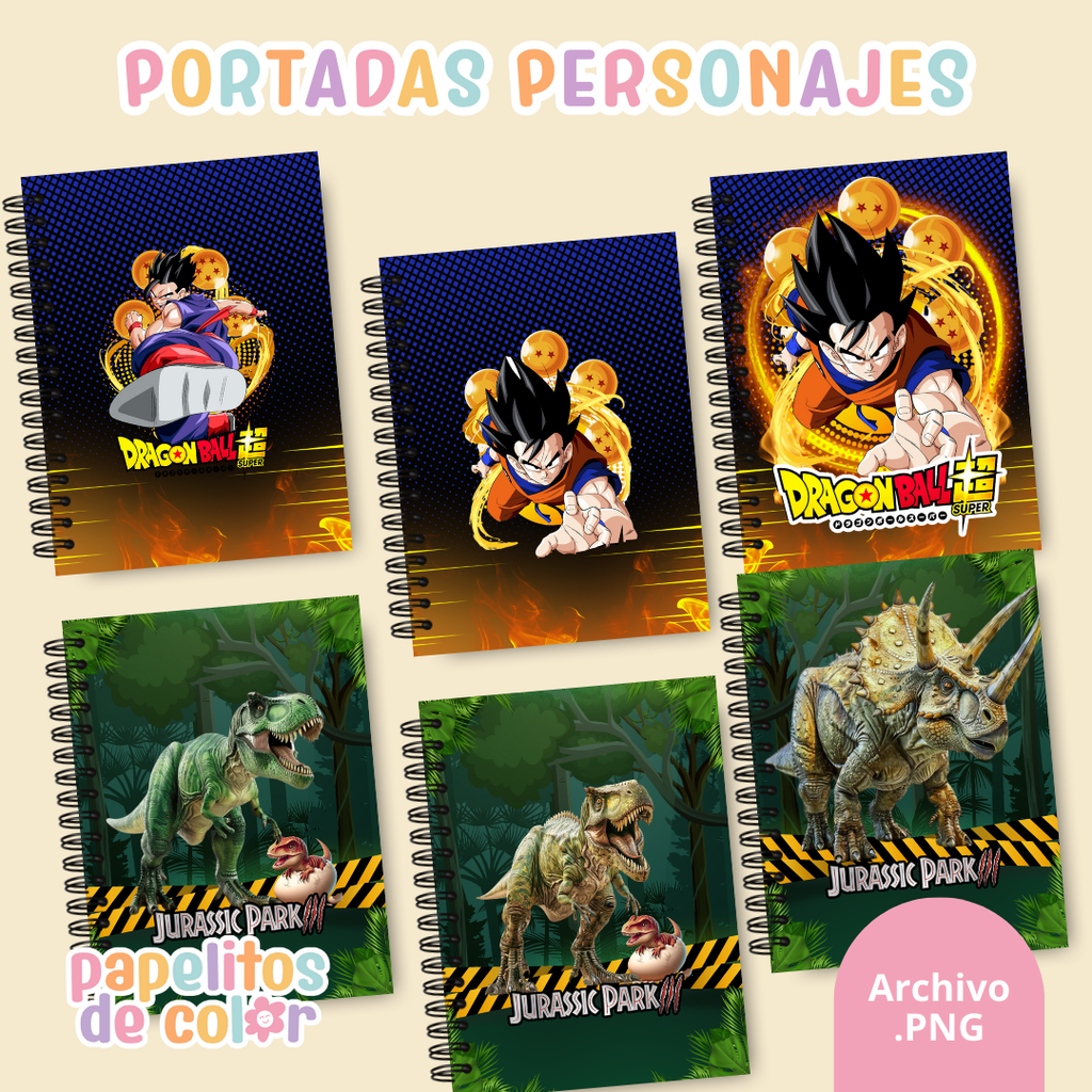 📚✨ Combo Portadas Personajes – Vol. 13 🌵✨