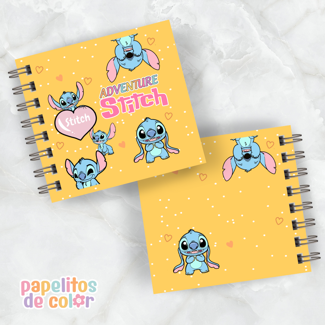 💙 Libro para Pintar – Stitch