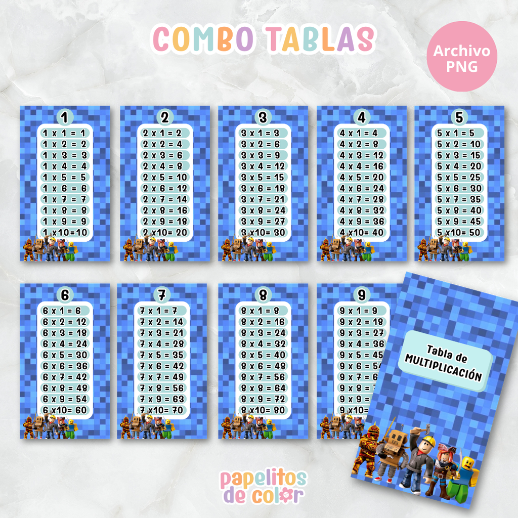 📚✨ Tablas para Multiplicar – Vol. 2 ✨📚