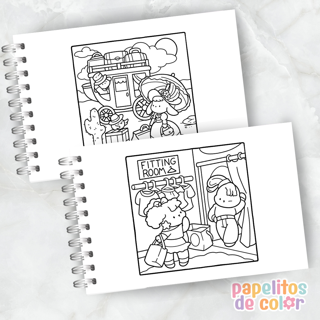 🤎🎨Libro para pintar Cozy Eras 🕰️🕯️✨