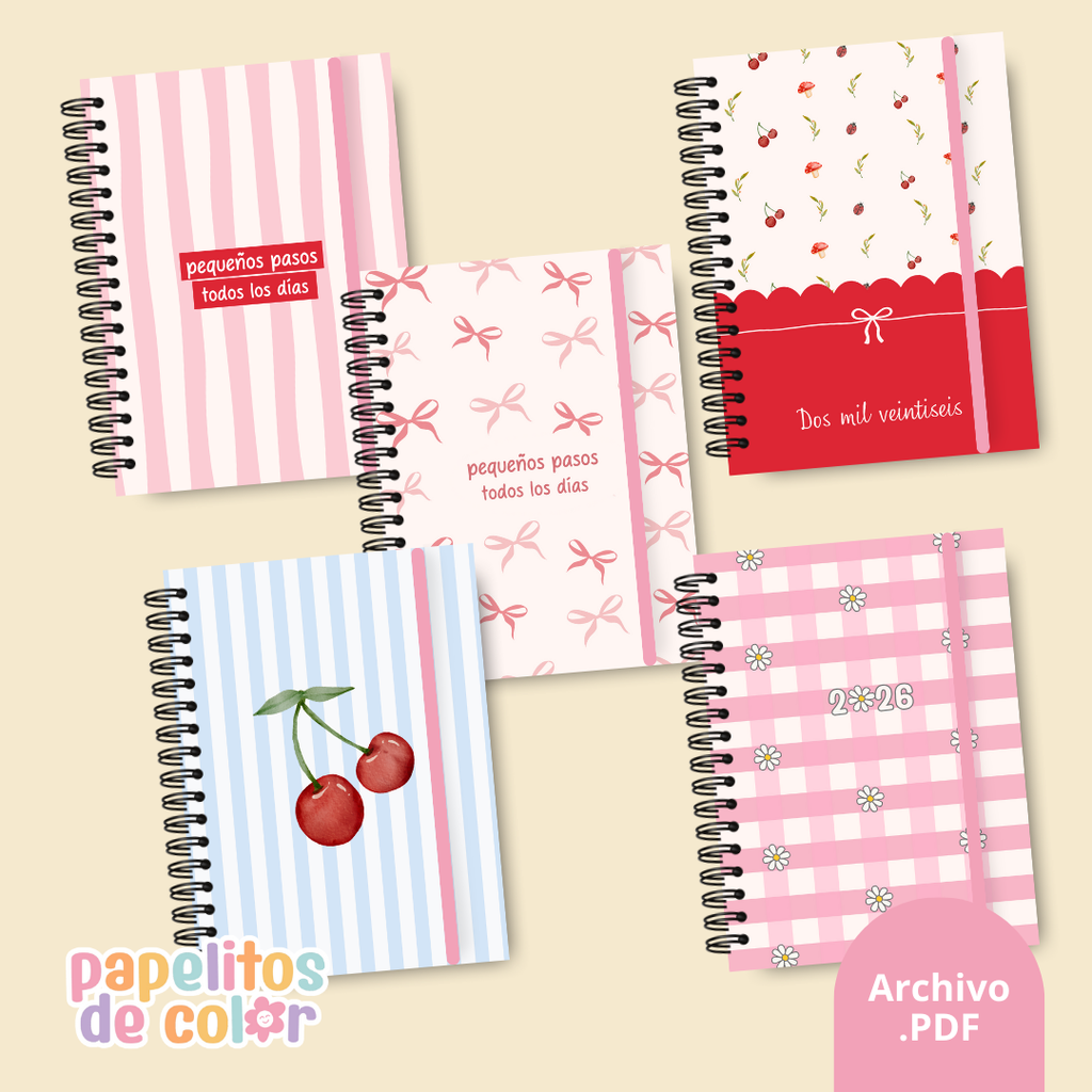 Pack 28 Portadas Agendas – Kit 8