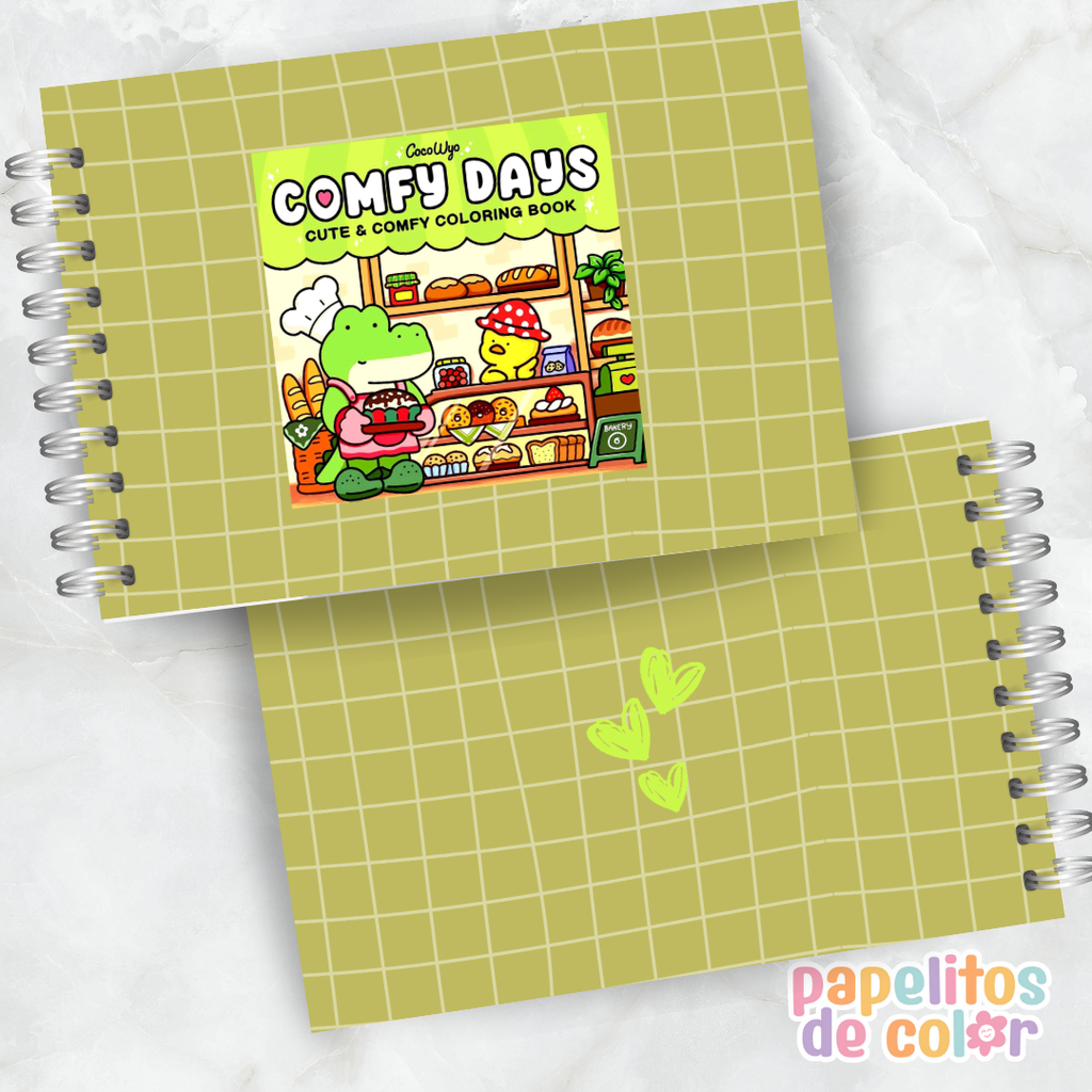 ☕Libro para Pintar - Comfy Days 🐻