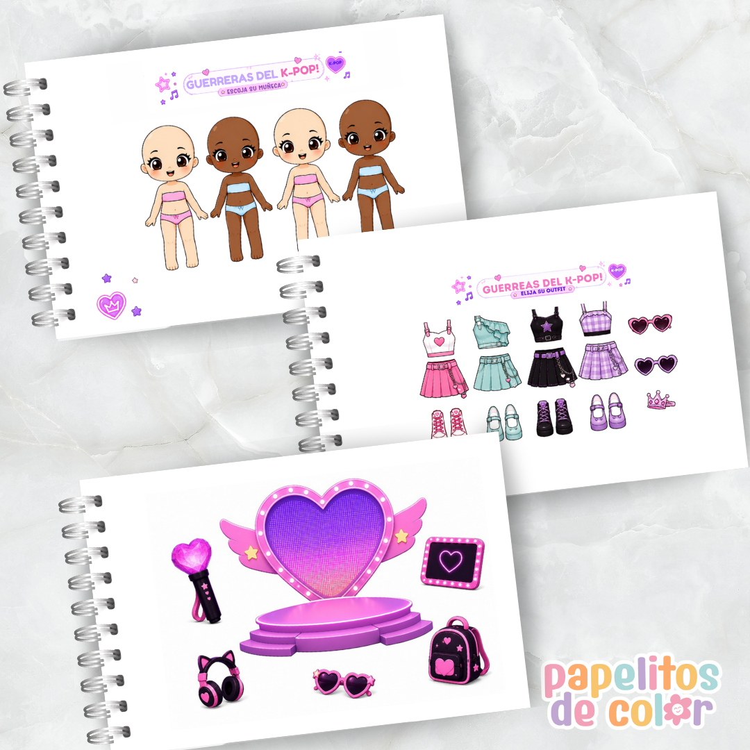 🎤💜 ¡Paper Dolls K-Pop! ✨🎶