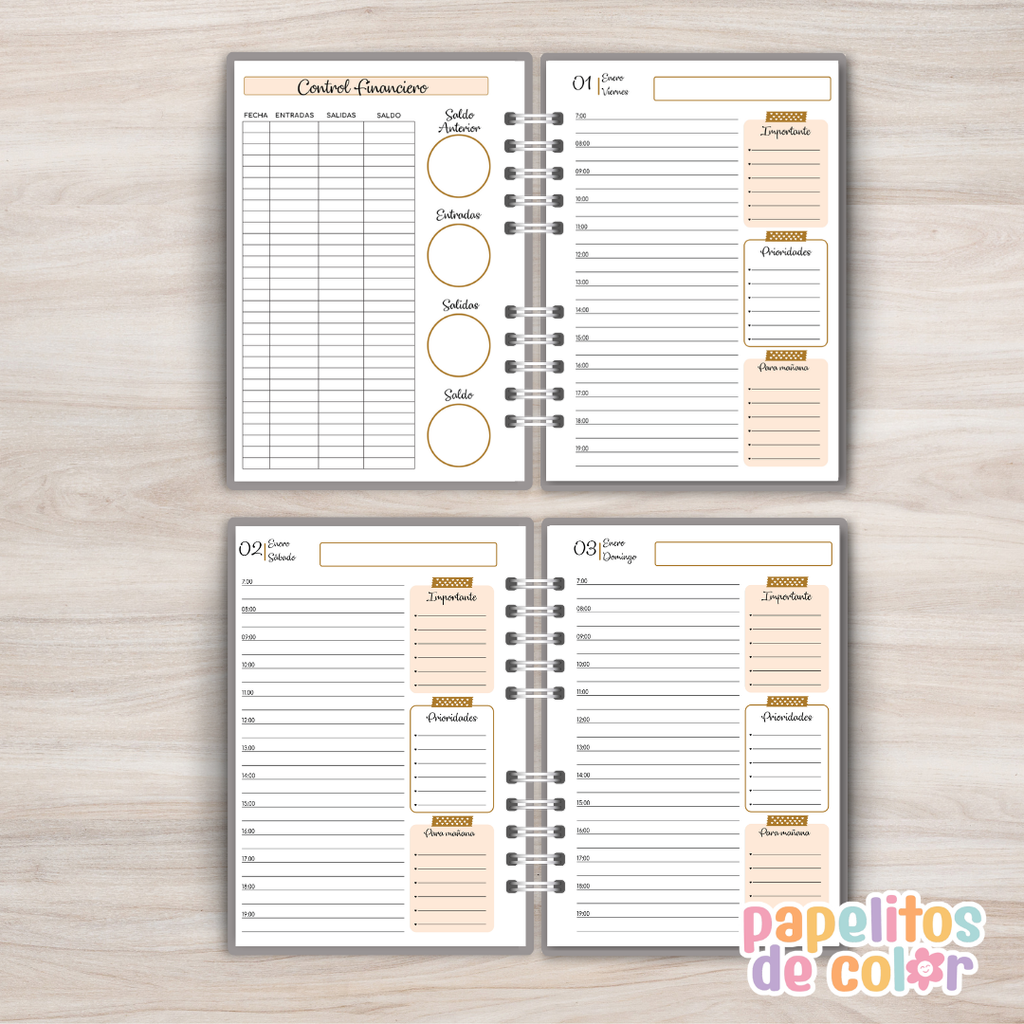 📔 Agenda Ginevra Diaria 2027 ✨