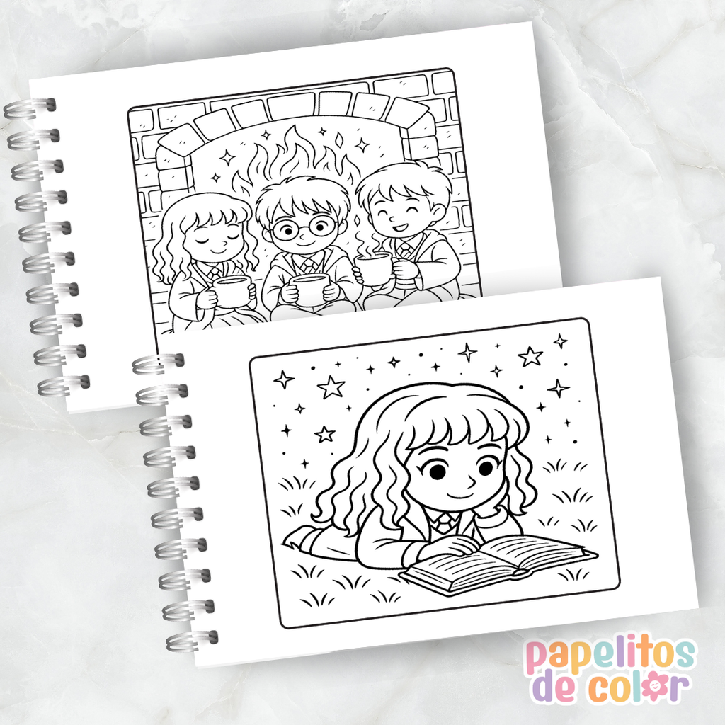 ⚡✨ Libro para pintar Harry Potter Vol. 2 ✨⚡