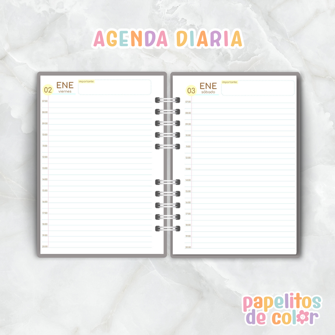 Agenda Diaria - Comforta 2026  ✨