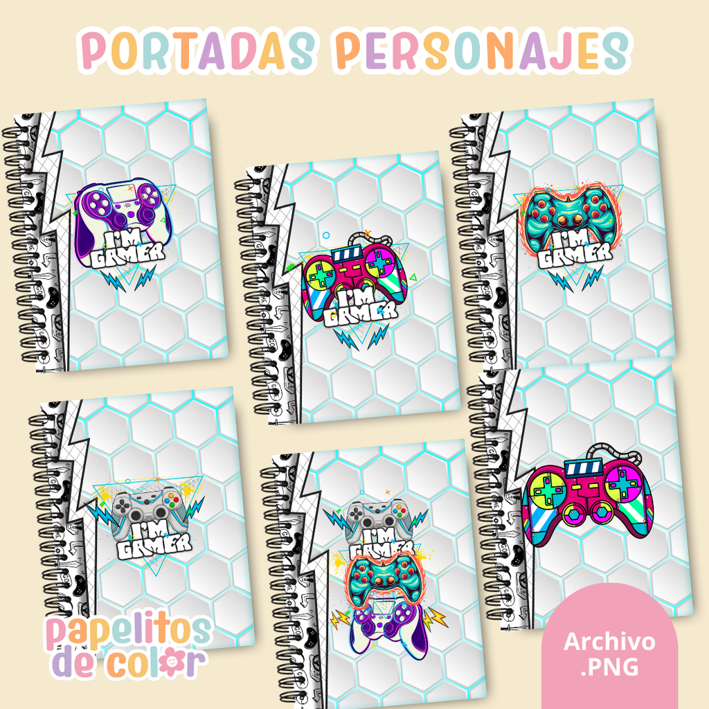 📚✨ Combo Portadas Personajes – Vol. 11 🎮✨