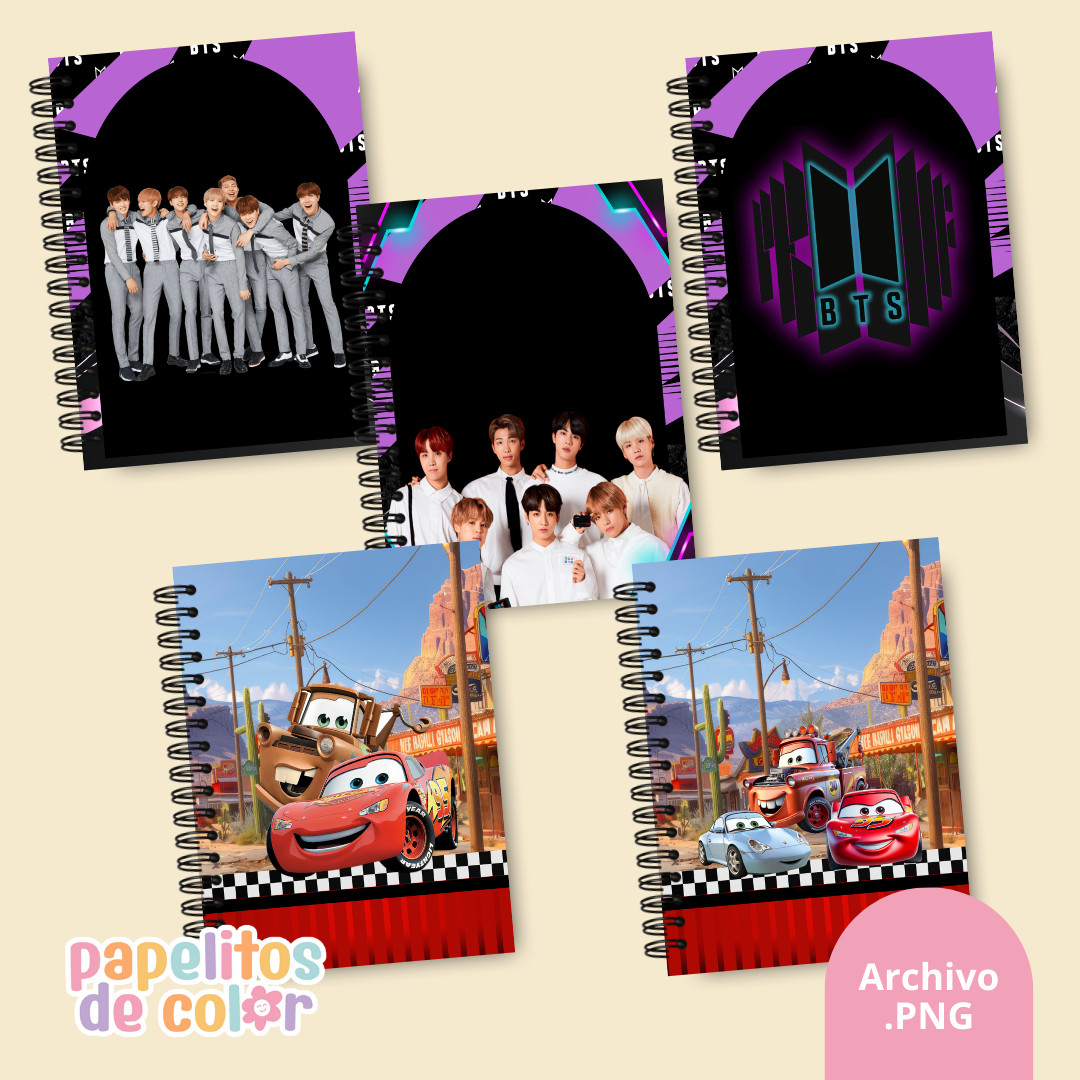 📚✨ Combo Portadas Personajes – Vol. 7 🎨💖