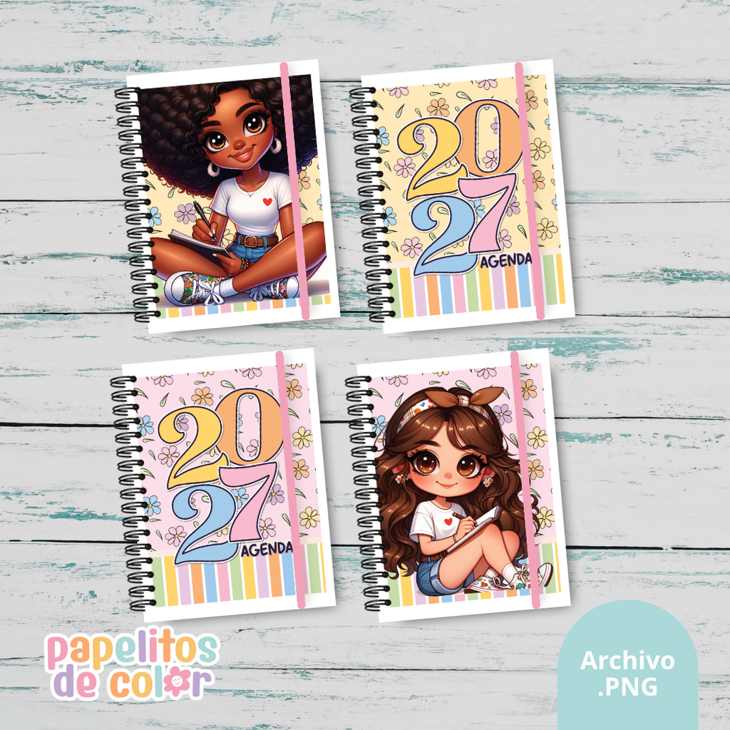 📘✨ Pack de 17 Portadas 2027 – Kit 30 ✨📘