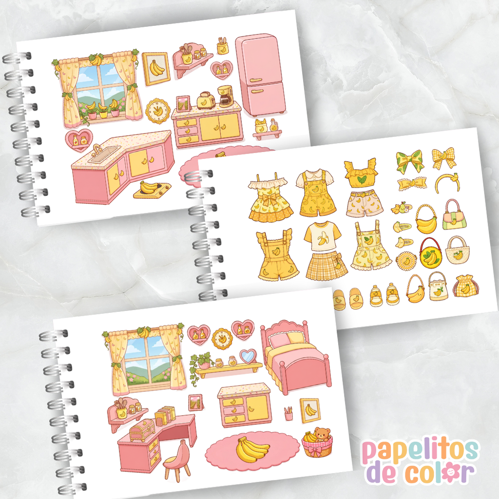 🍓🍒 ¡Paper Dolls Frutitas! 🍋🍉