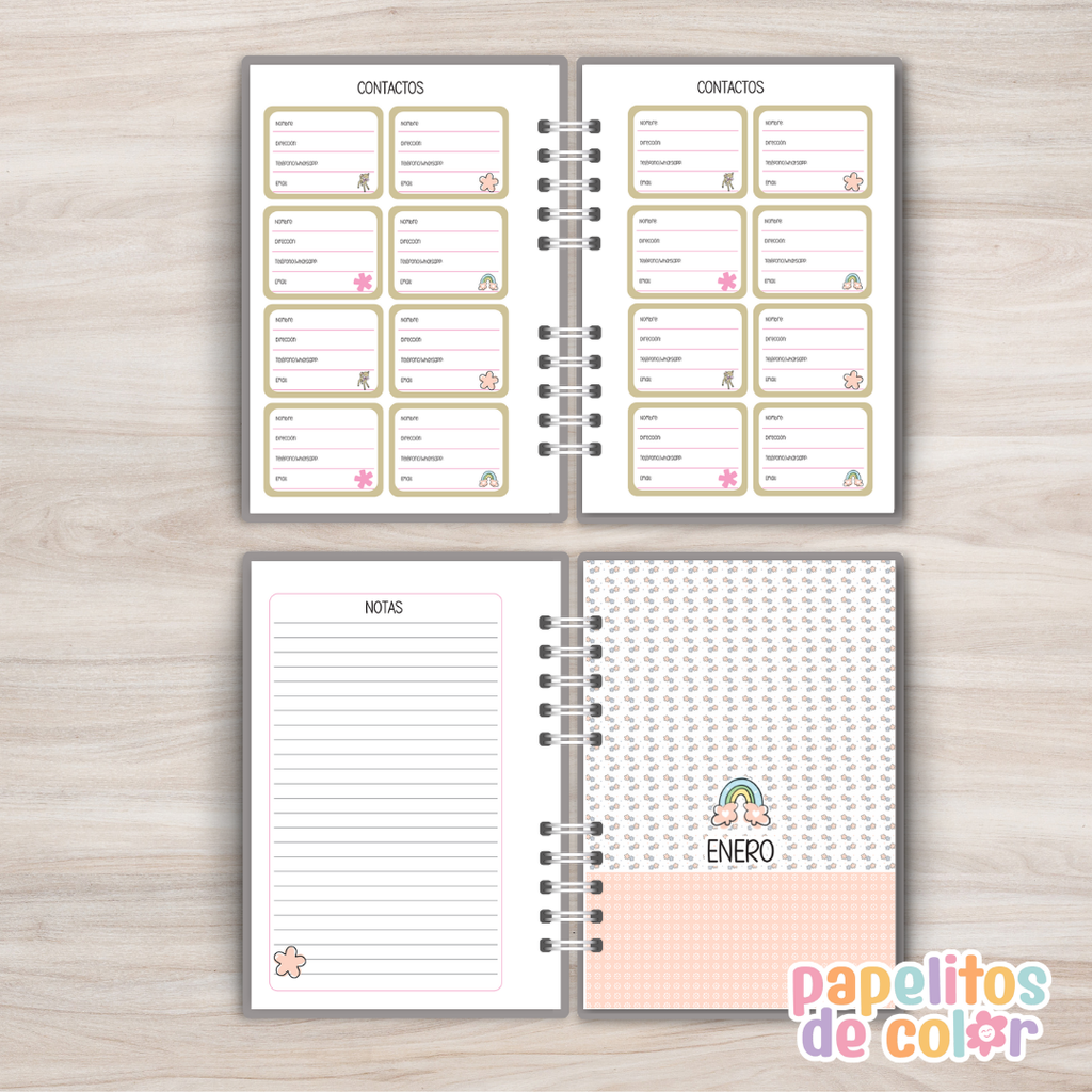 🎒 Agenda Escolar - Semanal 2027 ✨