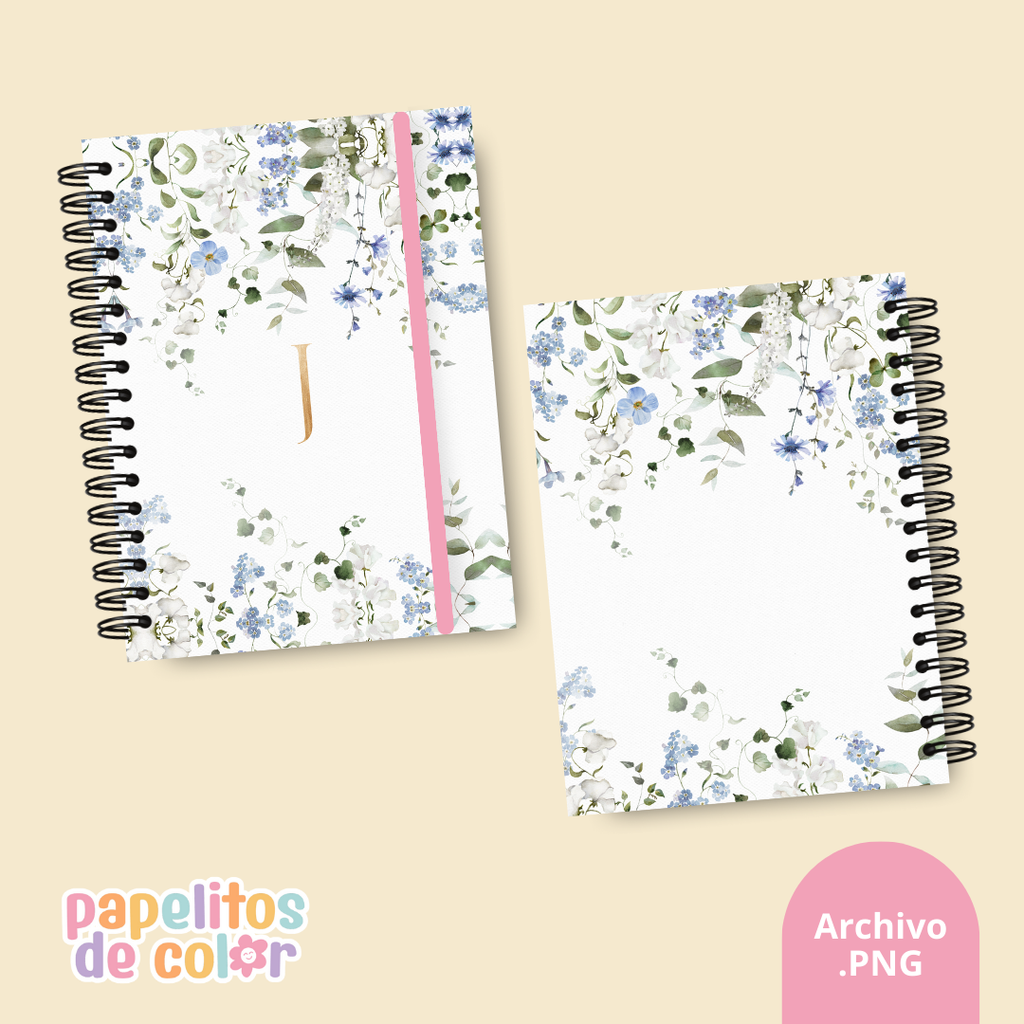 🌷 Pack Portadas ABC – Iniciales Aesthetic ✨