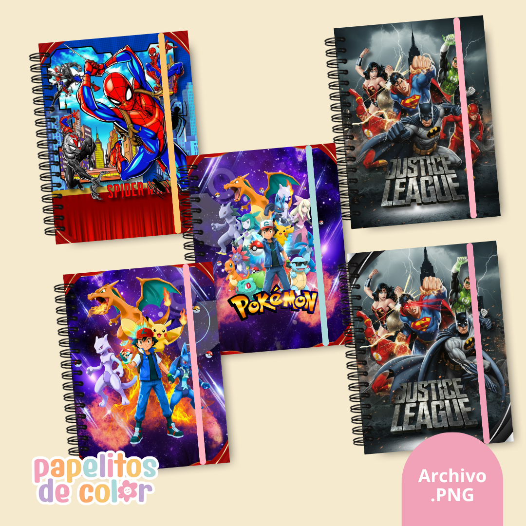 📚✨ Combo Portadas Personajes – Vol. 2 🎨💖