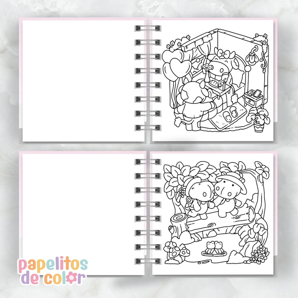 💕Love Is In The Air – Libro para Pintar💕