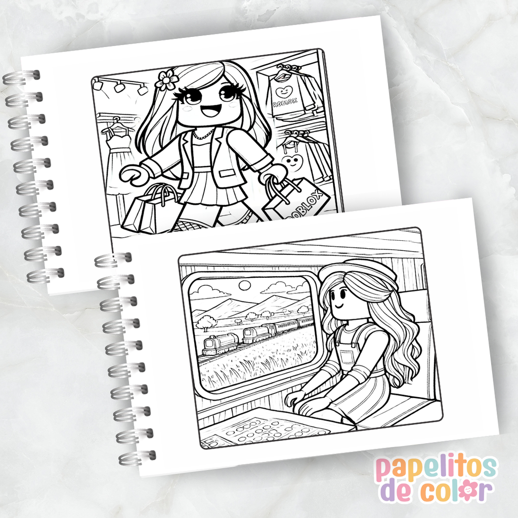 🎮✨ Cuaderno para pintar Roblox Vol. 2✨🧩