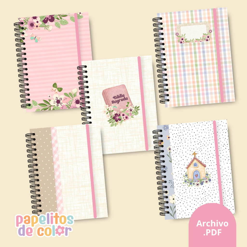 🌸 Pack 25 Portadas – Kit 12 🌸