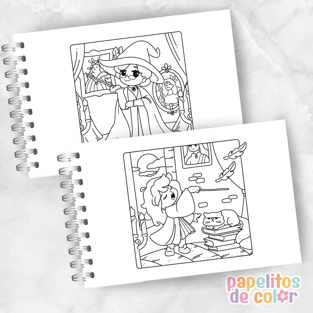⚡🎶 Libro para pintar Harry Potter Happy Colors 🧙‍♂️🎨