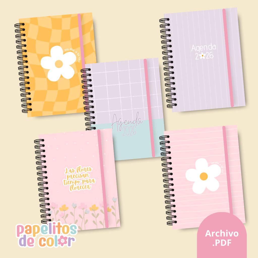 Pack 25 Portadas Agendas - Kit 2