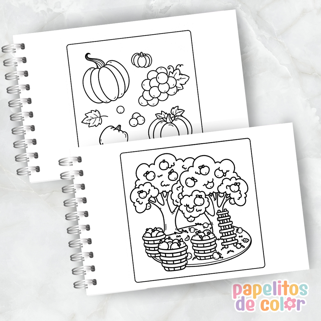 🤎🎨Libro para pintar Cozy Hygge 🕯️🍂✨