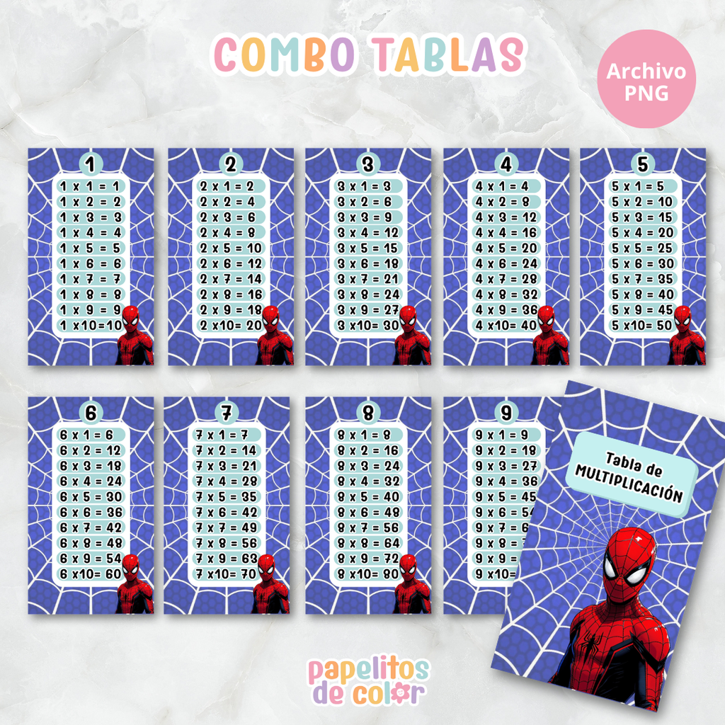 📚✨ Tablas para Multiplicar – Vol. 1 ✨📚