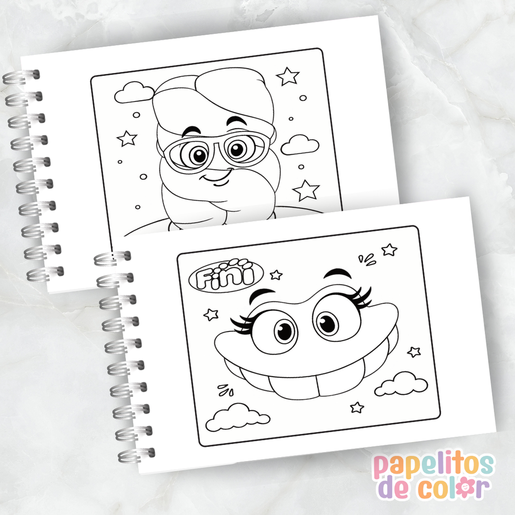 🍬 Libro para pintar Fini 🍬