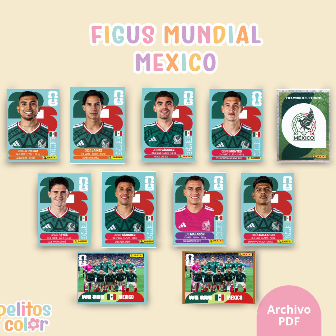🌍 Figuritas Oficiales Mundial 2026 ⚽✨