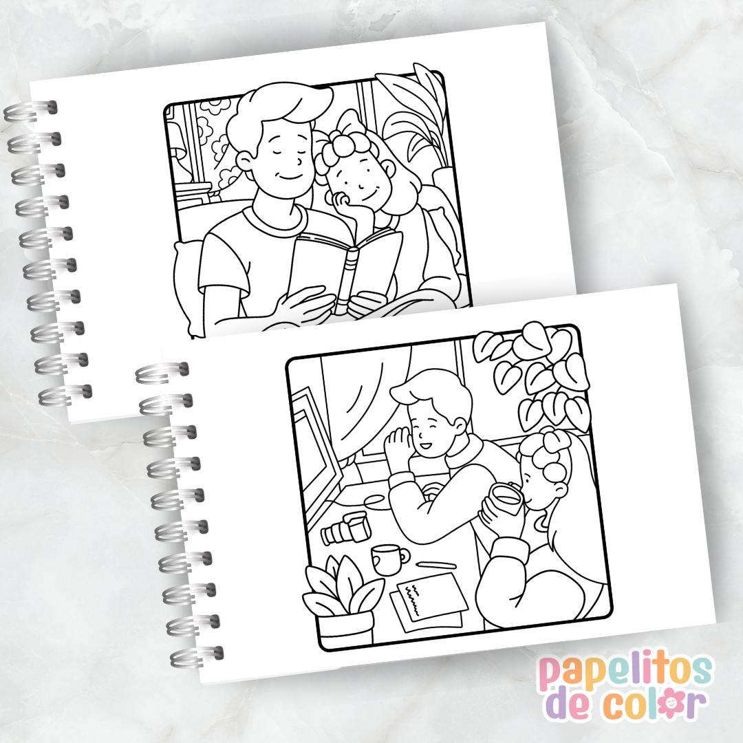 🐱 Cuaderno para Pintar Purr Moments✨