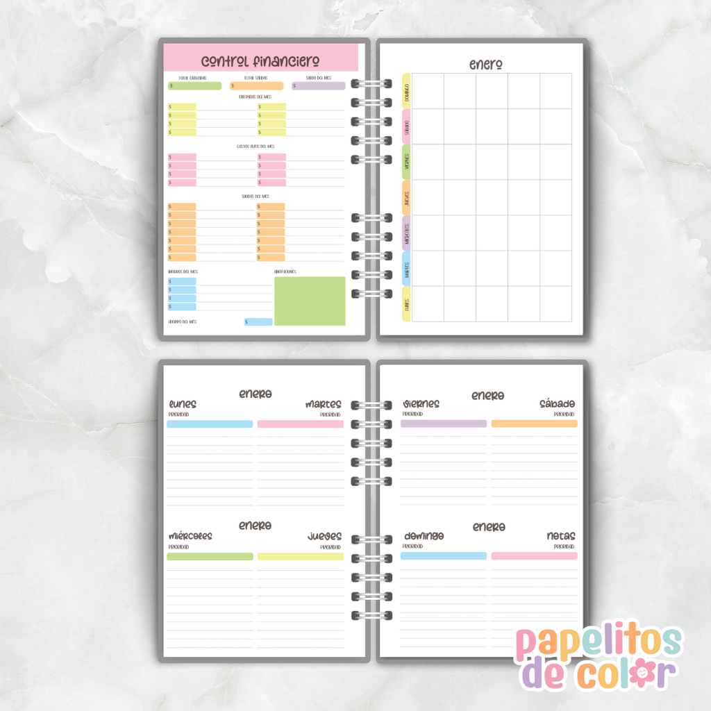 ✨ Agenda Charletas Semanal 💬🩷 (Perpetua)