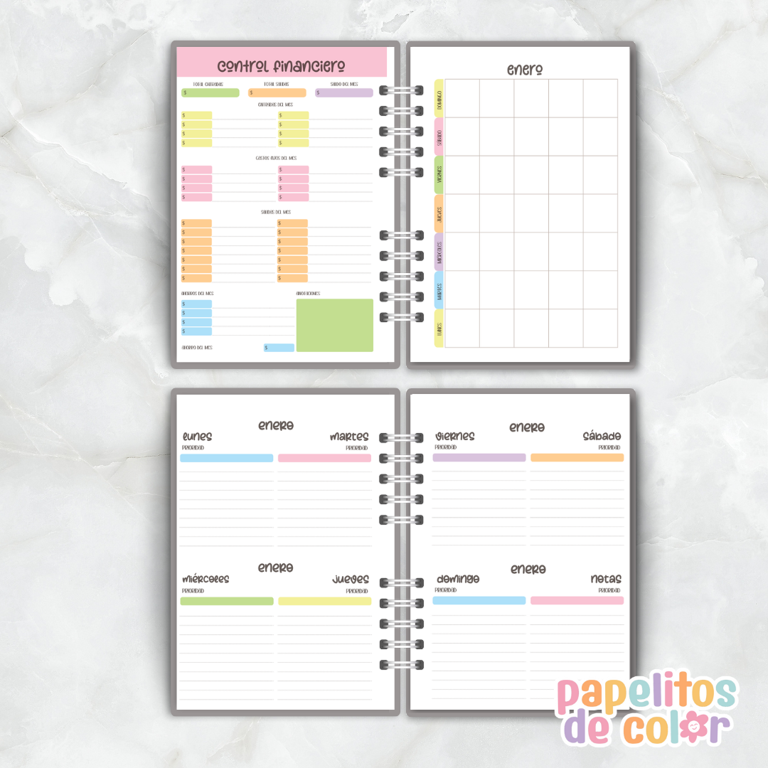 ✨ Agenda Charletas Semanal 💬🩷 (Perpetua)