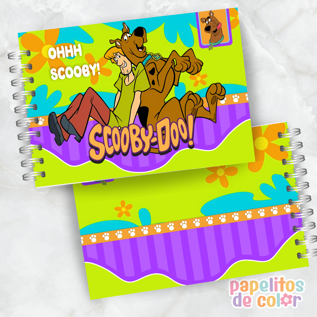 🎨 Libro para Pintar de Scooby-Doo 👻🐾