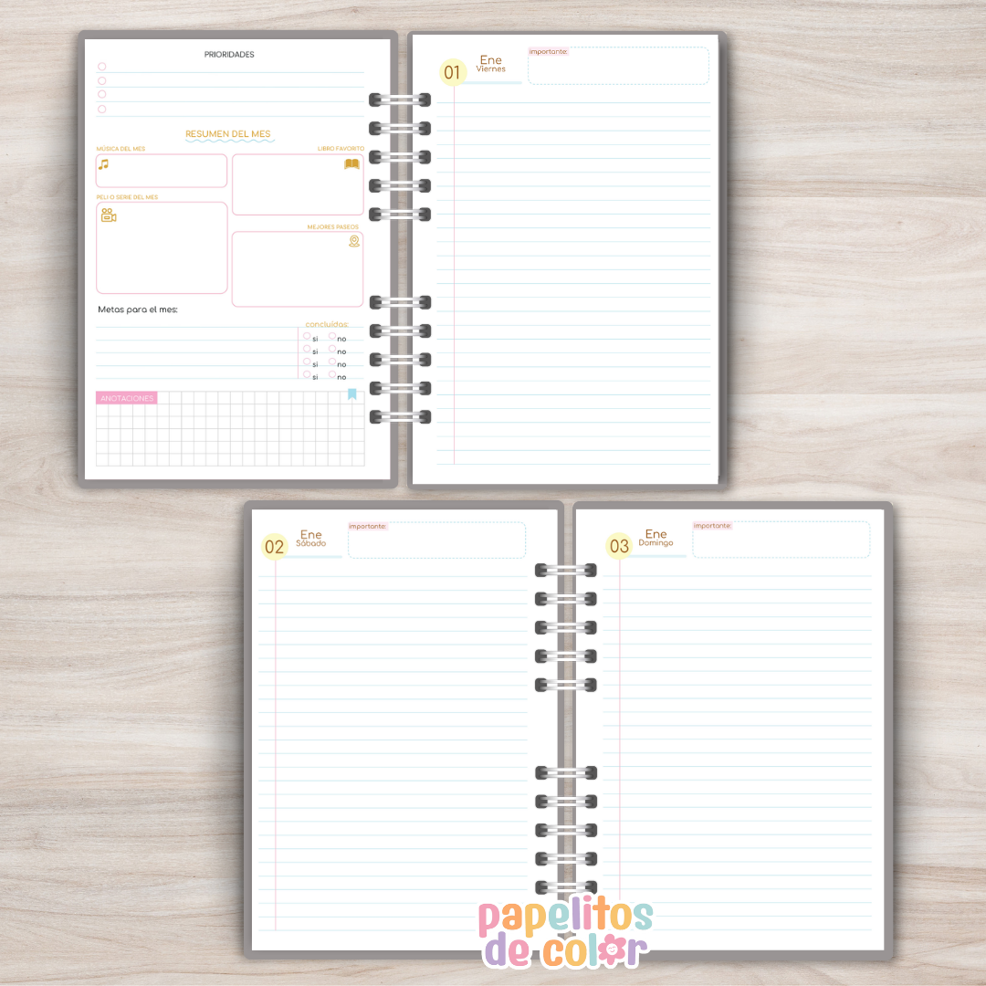 ✨ Agenda Comforta - Diaria 2027 💛