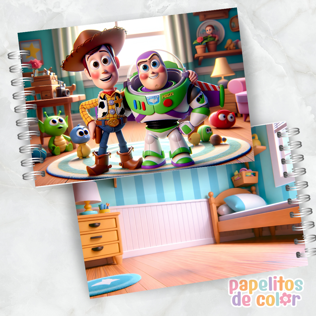 📚 Libro para Pintar Toy Story🖍️