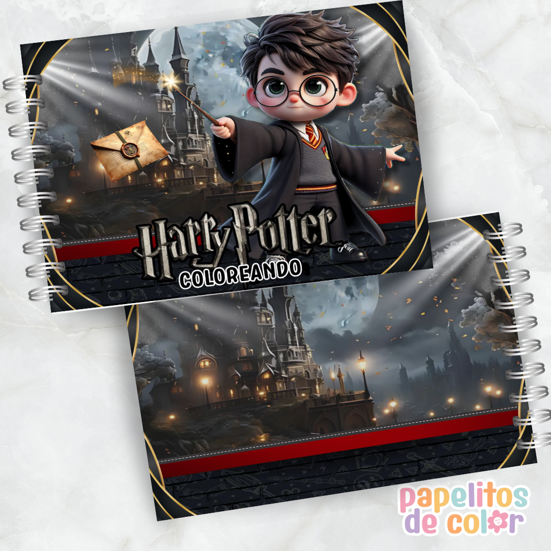 🪄✨ Cuaderno para pintar Harry Potter ✨📖