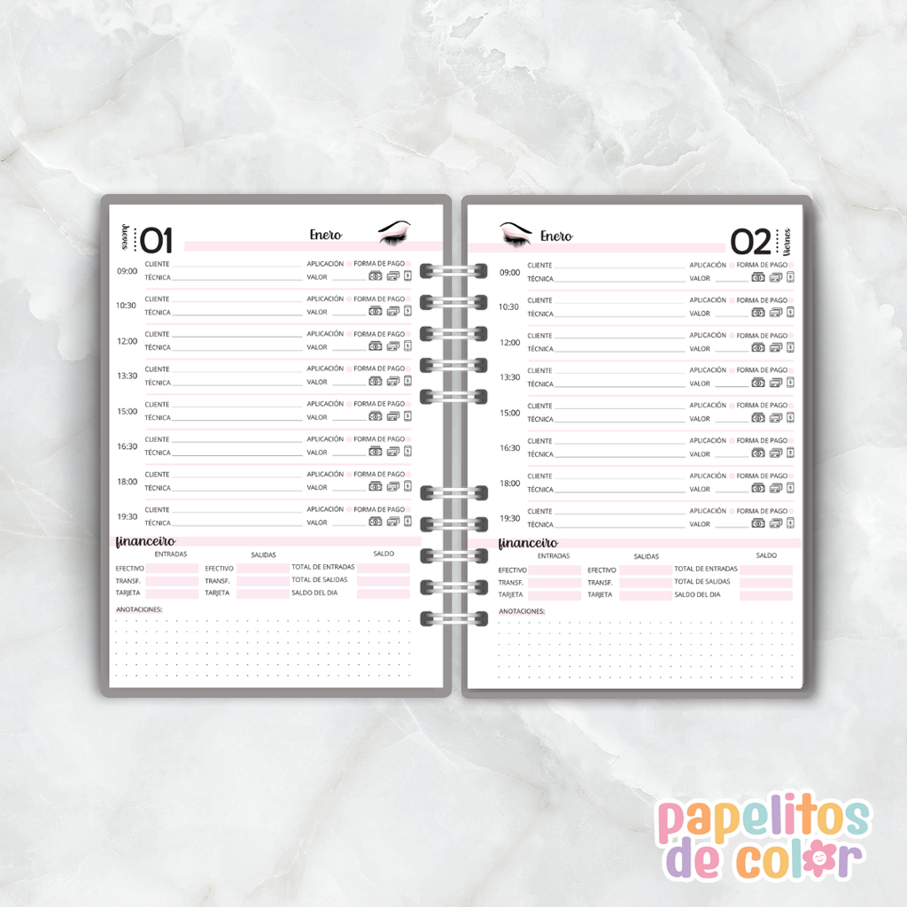 ✨ Turnero Profesional para Lashistas 2026 ✨