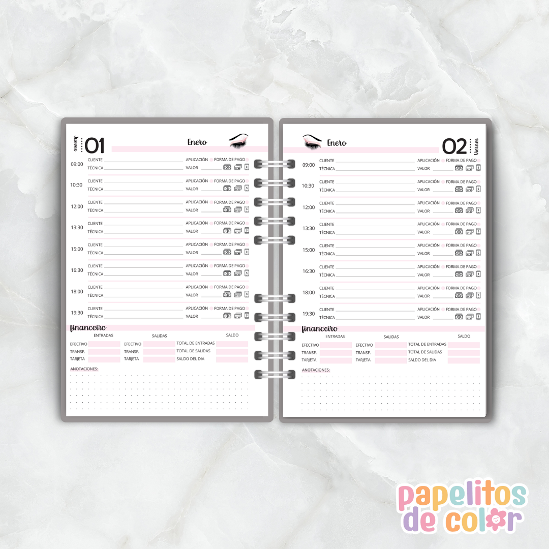 ✨ Turnero Profesional para Lashistas 2026 ✨