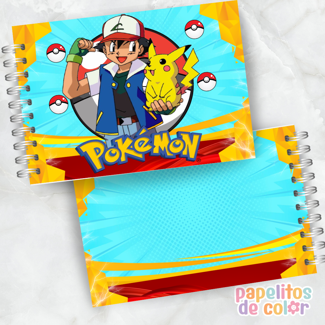 🧡✨Libro para pintar Pokémon ⚡🎨