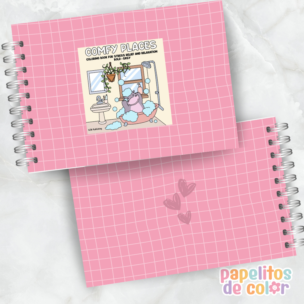 🎨✨Libro para pintar Comfy Places 🏡🛋️