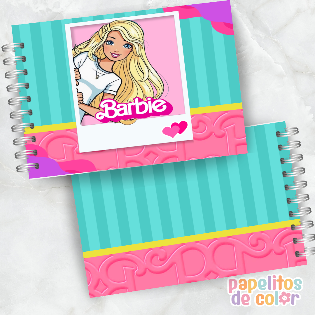 💖🎶 Libro para pintar Barbie 👗🎨